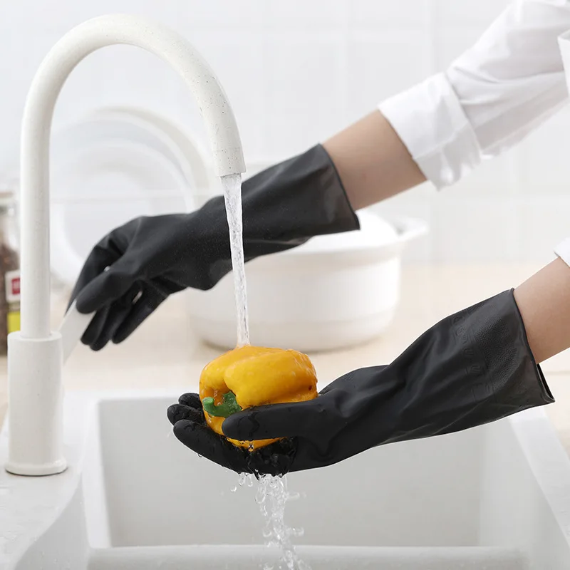 Commercial Kitchen Gloves - 1 paire de gants noirs pour