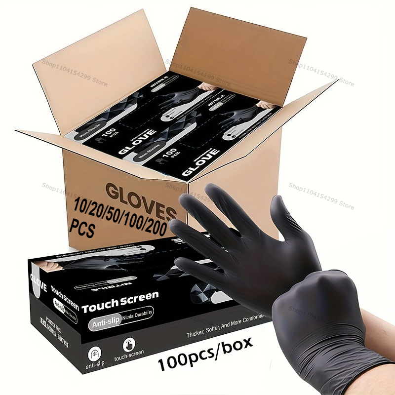 Commercial Kitchen Gloves - Gants imperméables jetables en Nitrile, pour