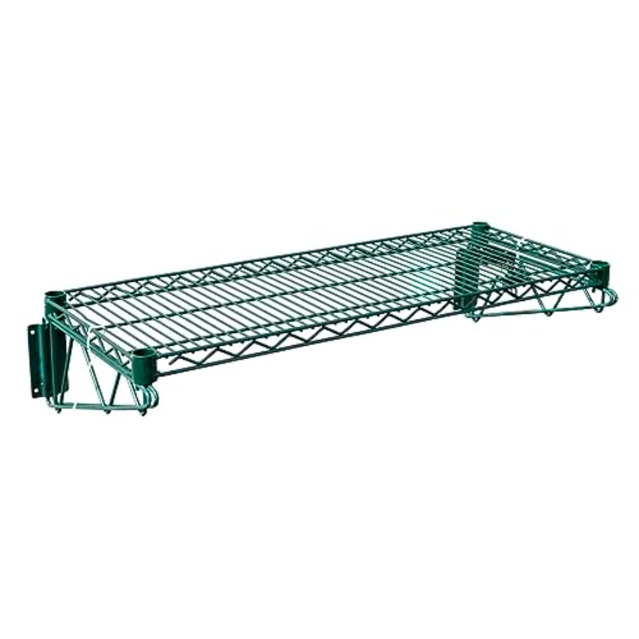 Commercial Kitchen Walls - Étagère murale en fil métallique vert