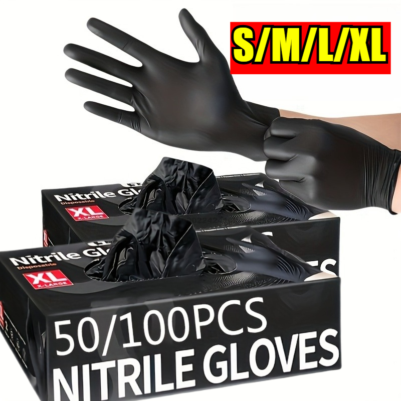 Commercial Kitchen Gloves - Gants imperméables jetables en Nitrile, pour