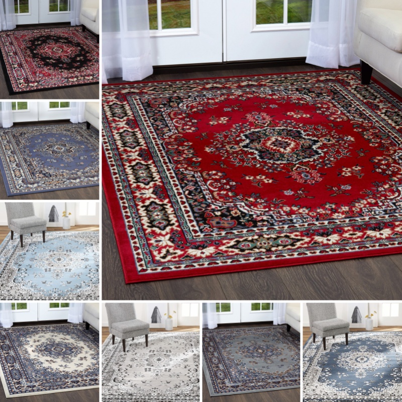 Commercial Kitchen Design - Grand tapis de style persan doux