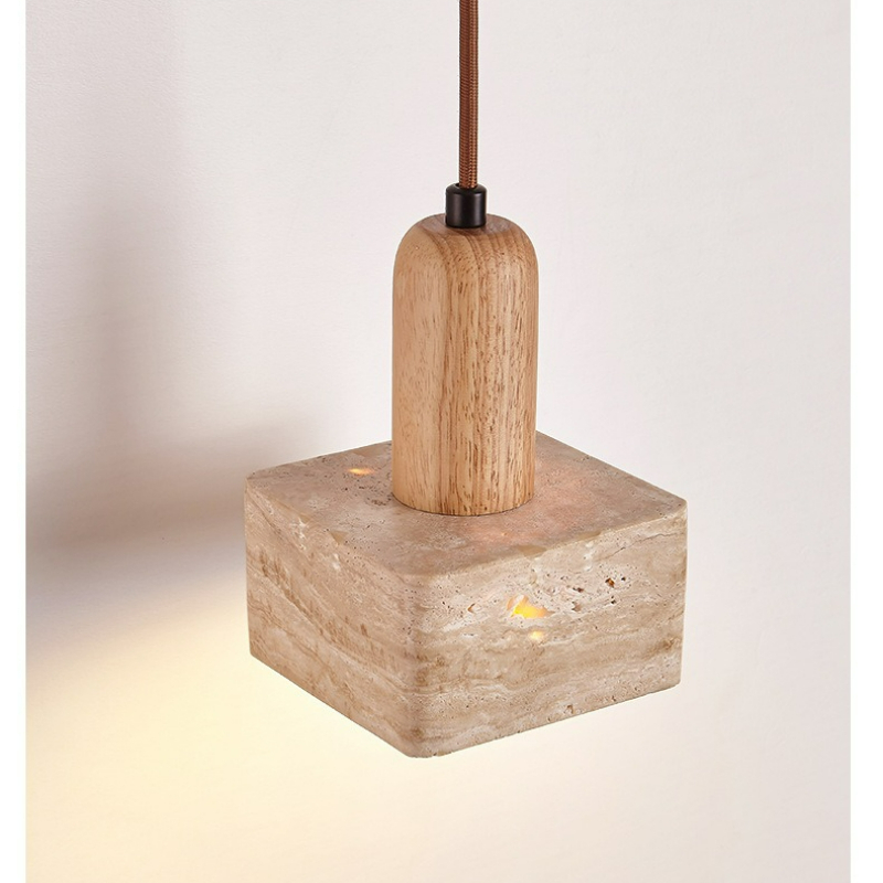 Commercial Kitchen Design - Suspension LED en pierre pour îlot