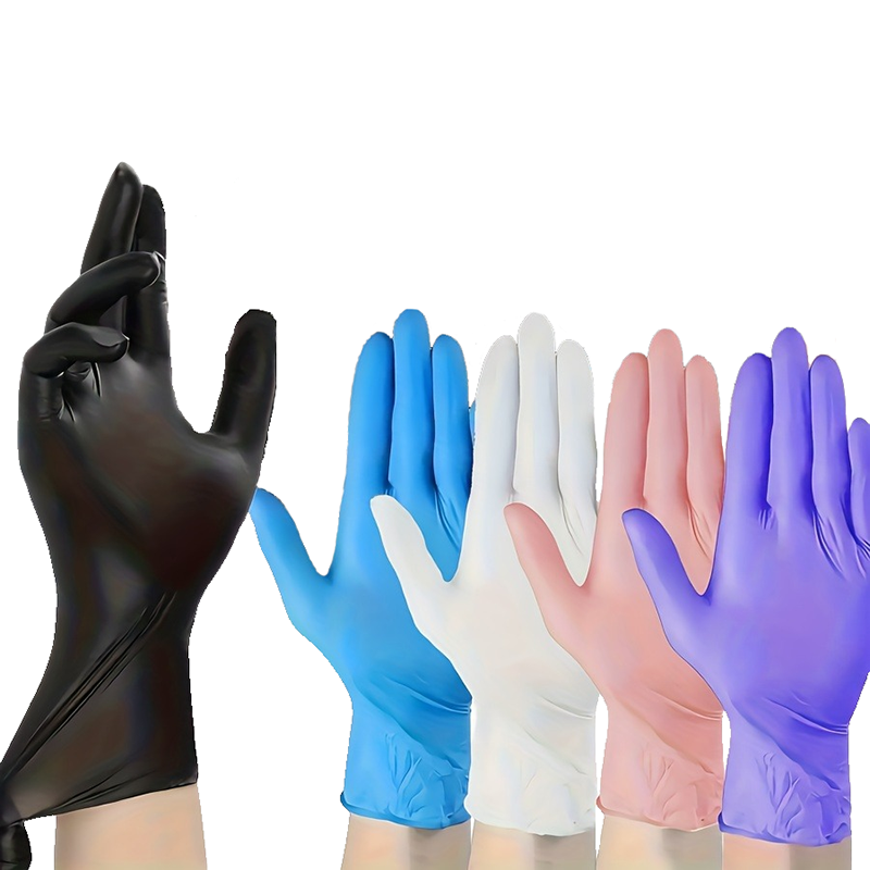 Commercial Kitchen Gloves - Gants imperméables jetables en Nitrile, 100