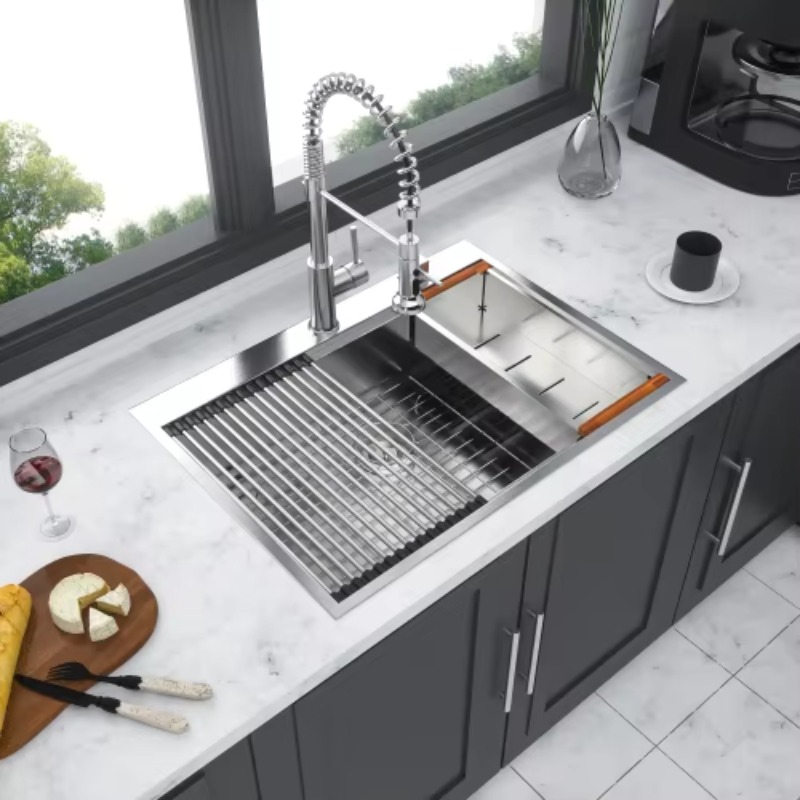 Commercial Kitchen Sink - Évier de cuisine moderne en acier
