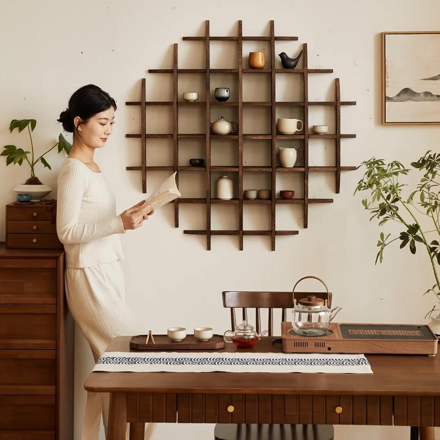 Support mural en bois massif p - Commercial Kitchen Walls avis et prix