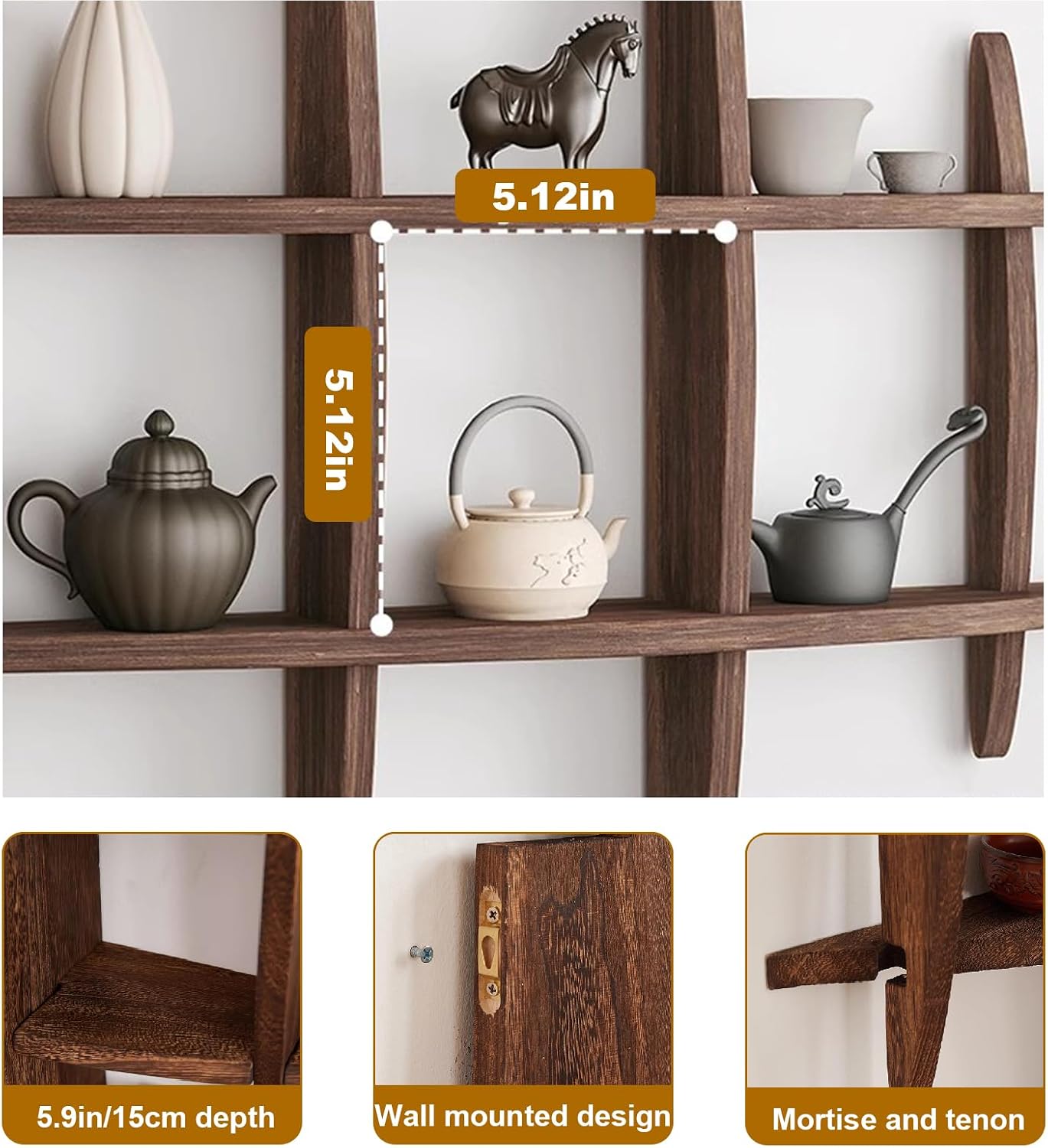 Support mural en bois massif p - Commercial Kitchen Walls avis et prix