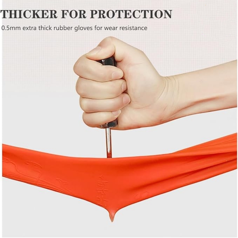 Gants de nettoyage en caoutcho - Commercial Kitchen Gloves avis et prix