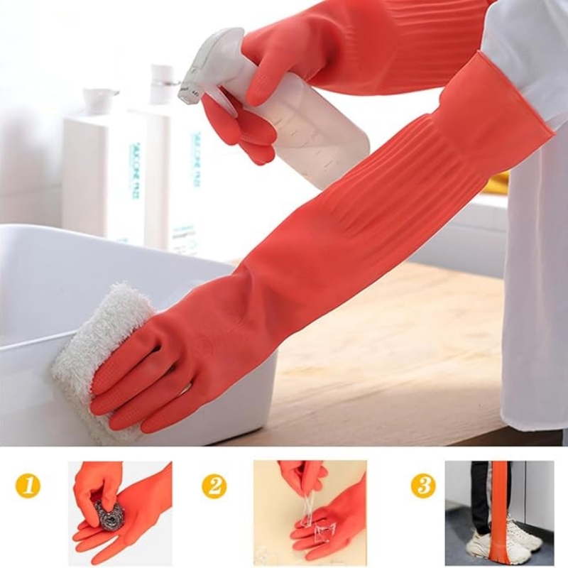 Gants de nettoyage en caoutcho - Commercial Kitchen Gloves avis et prix