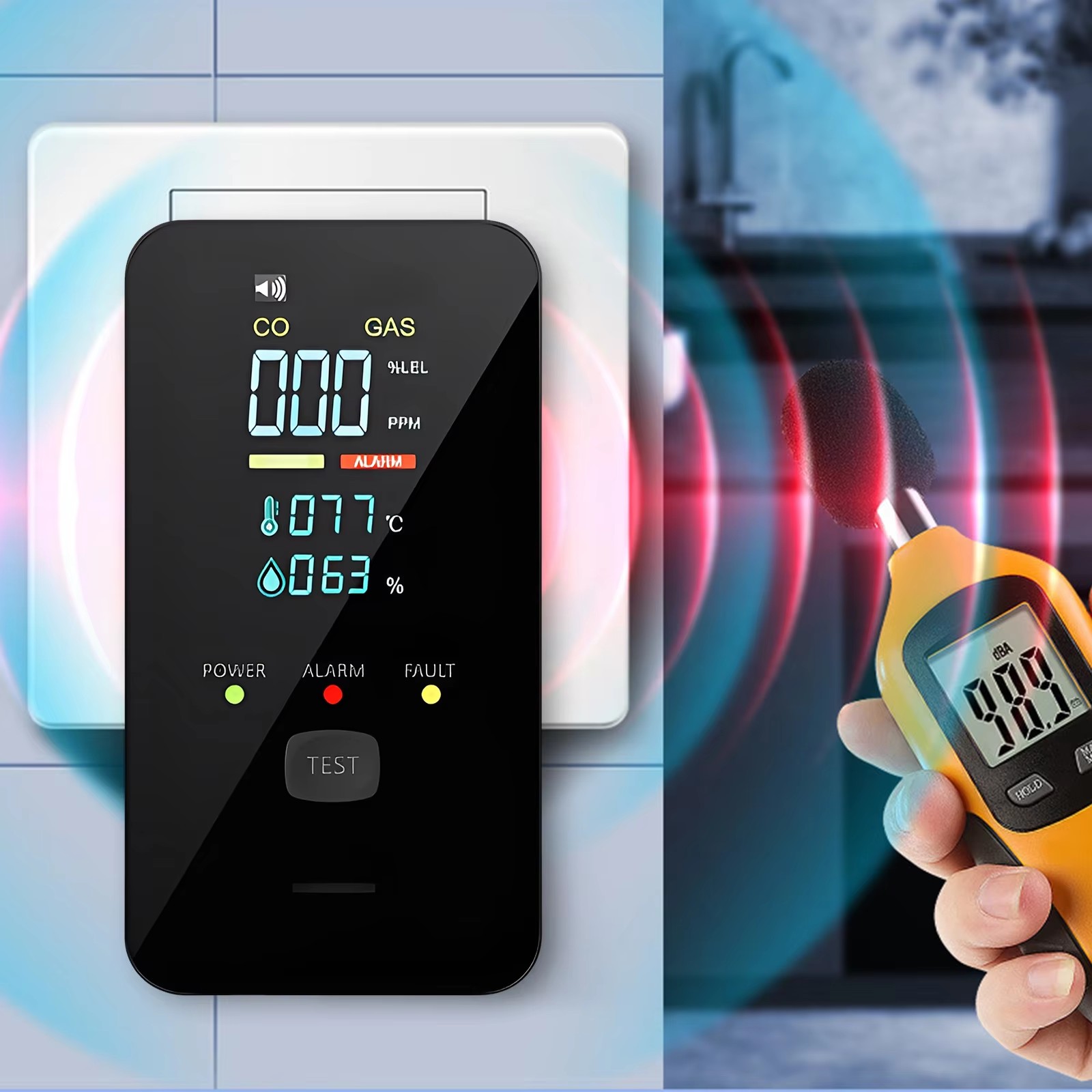 Détecteur de gaz naturel et de - Commercial Kitchen Walls avis et prix