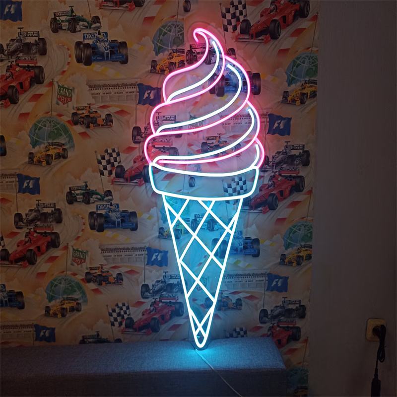 Lampe néon LED en forme de gla - Commercial Kitchen Walls avis et prix