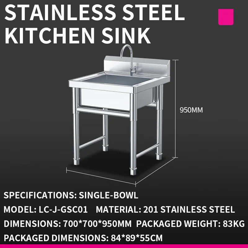 Évier de cuisine — Évier doubl - Commercial Kitchen Sink avis et prix