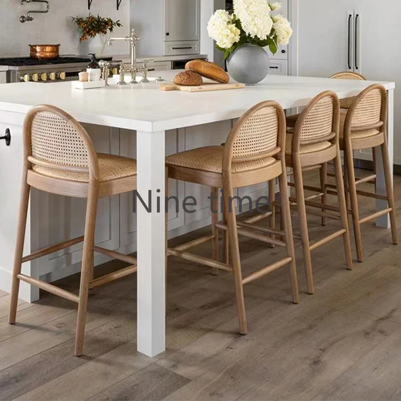 Chaise de bar en rotin et bois - Commercial Kitchen Design avis et prix