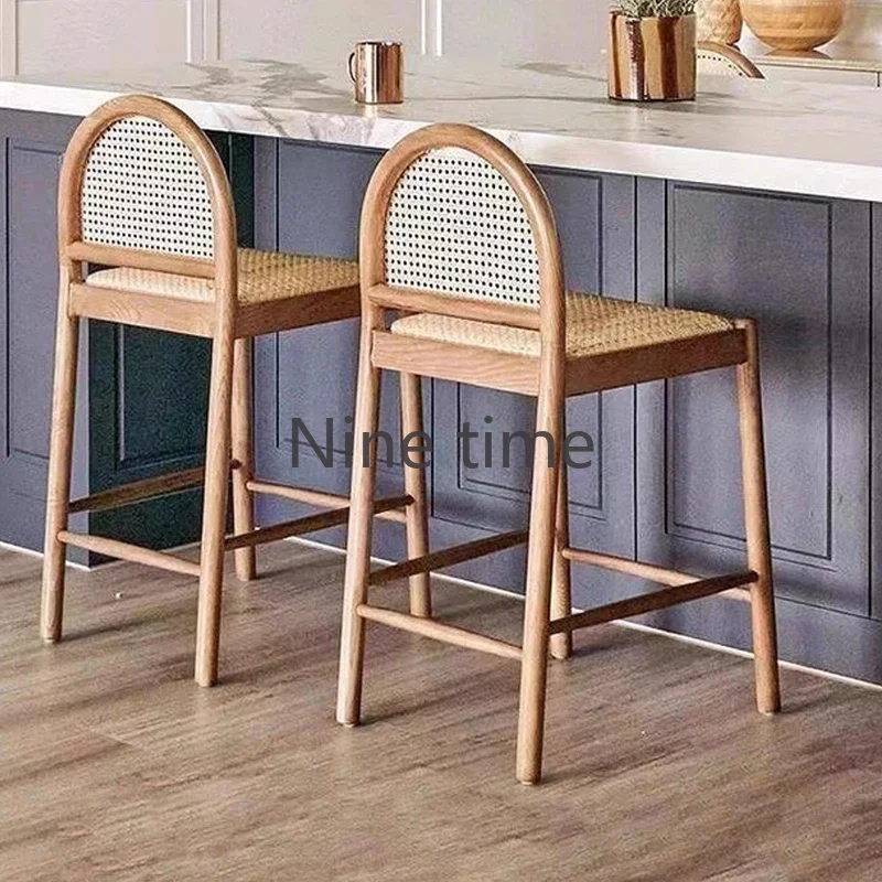 Chaise de bar en rotin et bois - Commercial Kitchen Design avis et prix